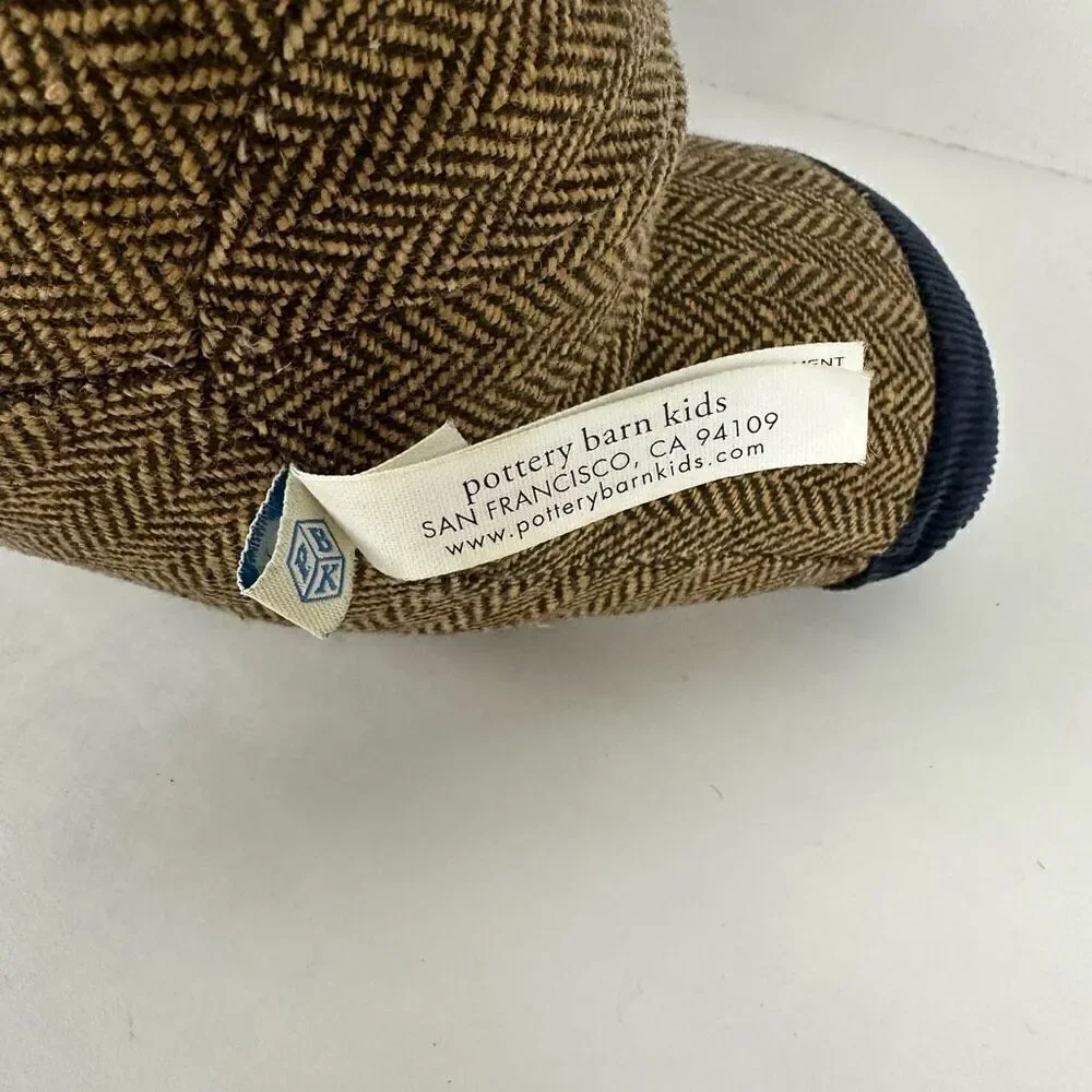 Pottery Barn Kids Tweed Corduroy Plush Puppy Dog 14